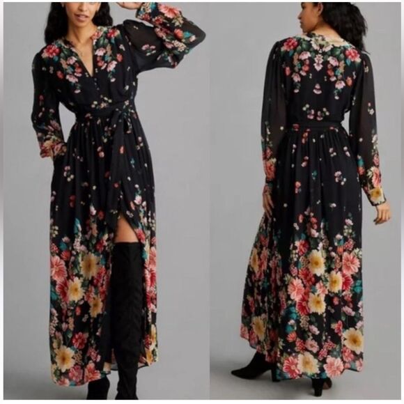 Anthropologie Forever That Girl Vivienne Maxi Dress Size Small - Picture 3 of 9